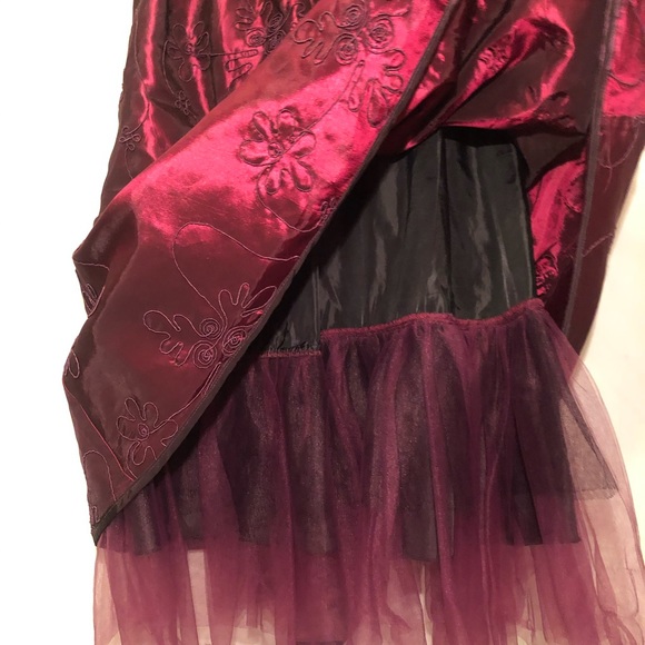 Never worn🌸Kids formal Dorissa burgundy dress - Picture 5 of 6